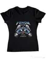 Tricou ADLER dama Venom gym Negru