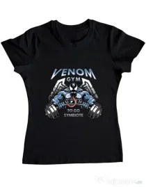 Tricou ADLER dama Venom gym Negru