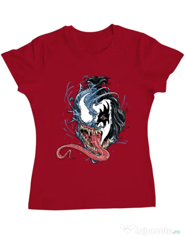 Tricou ADLER dama Venom kiss Rosu