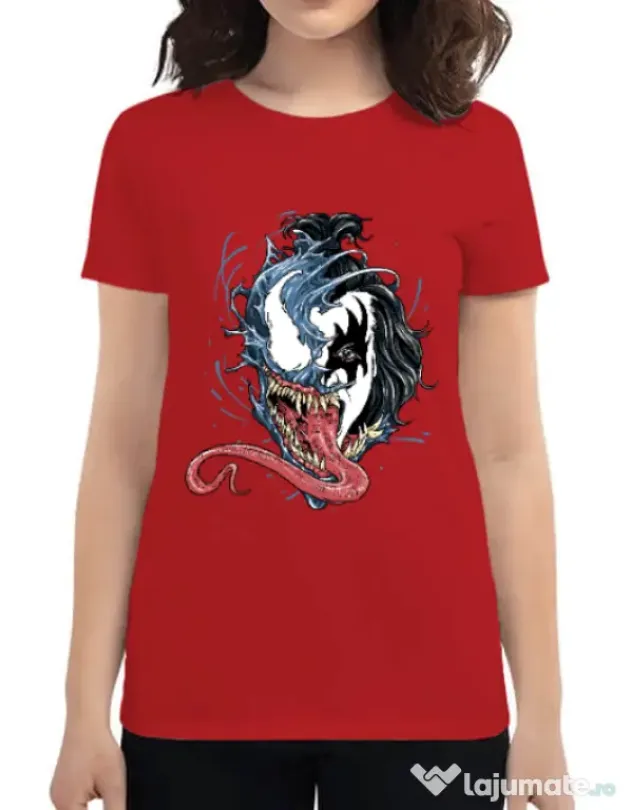 Tricou ADLER dama Venom kiss Rosu