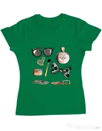 Tricou ADLER dama Every girl Verde mediu