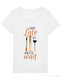 Tricou STANLEY STELLA dama Always late Alb