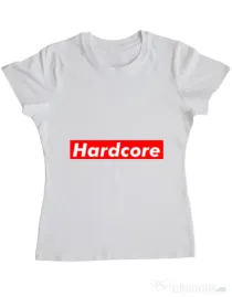 Tricou ADLER dama Hardcore Alb
