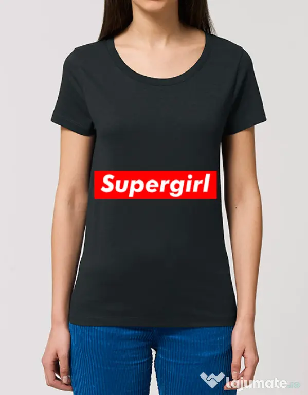 Tricou STANLEY STELLA dama Supergirl Negru