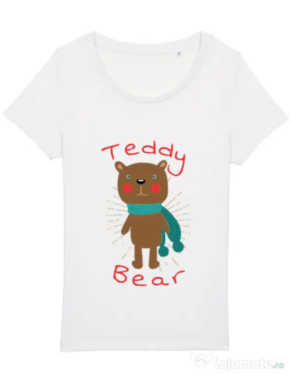 Tricou STANLEY STELLA dama Teddy bear Alb