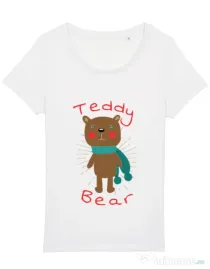 Tricou STANLEY STELLA dama Teddy bear Alb