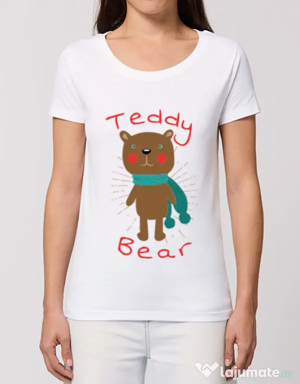 Tricou STANLEY STELLA dama Teddy bear Alb