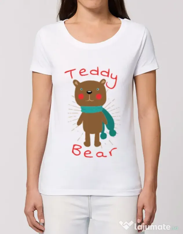 Tricou STANLEY STELLA dama Teddy bear Alb