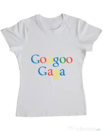 Tricou ADLER dama Googoo Gaga Alb