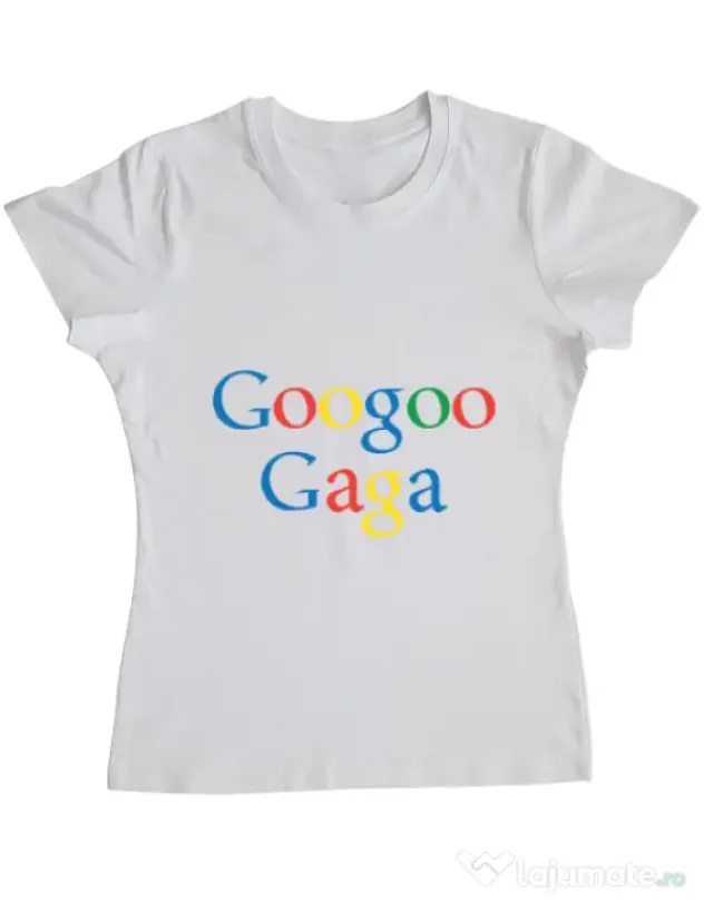 Tricou ADLER dama Googoo Gaga Alb