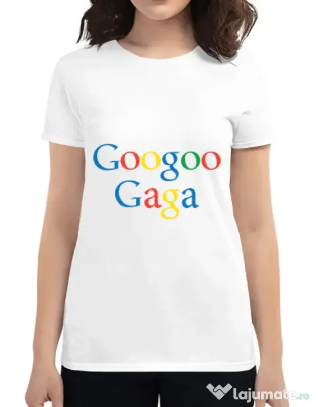 Tricou ADLER dama Googoo Gaga Alb