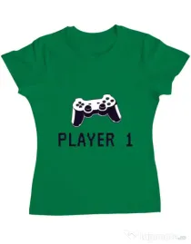 Tricou ADLER dama Player 1 Verde mediu