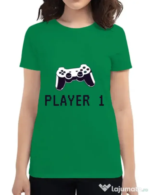 Tricou ADLER dama Player 1 Verde mediu