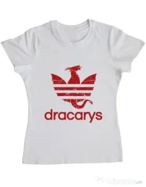Tricou ADLER dama Dracarys Alb