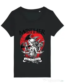 Tricou STANLEY STELLA dama Mother of dragons Negru
