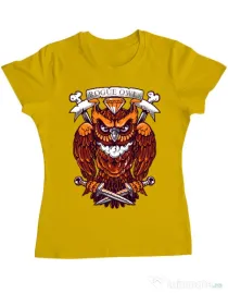 Tricou ADLER dama Rogue owl Galben