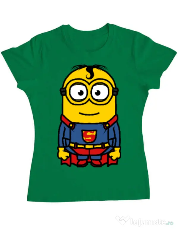 Tricou ADLER dama Super minion Verde mediu
