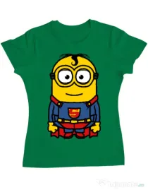 Tricou ADLER dama Super minion Verde mediu