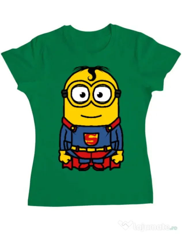 Tricou ADLER dama Super minion Verde mediu