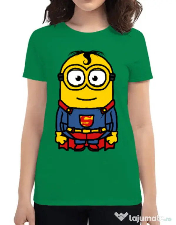 Tricou ADLER dama Super minion Verde mediu