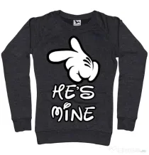 Bluza ADLER dama He is mine Negru melanj