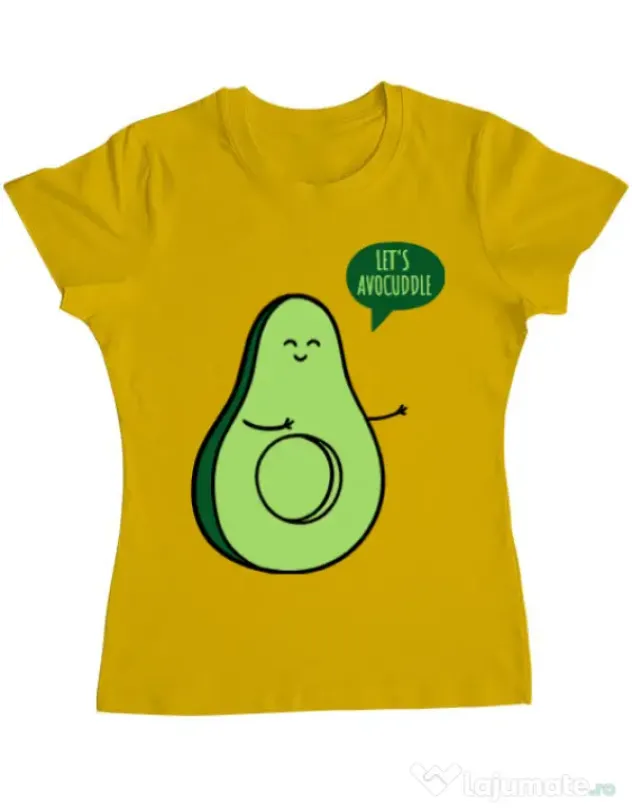 Tricou ADLER dama Avocuddle 1 Galben