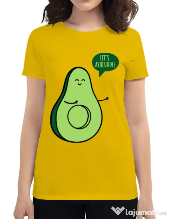 Tricou ADLER dama Avocuddle 1 Galben