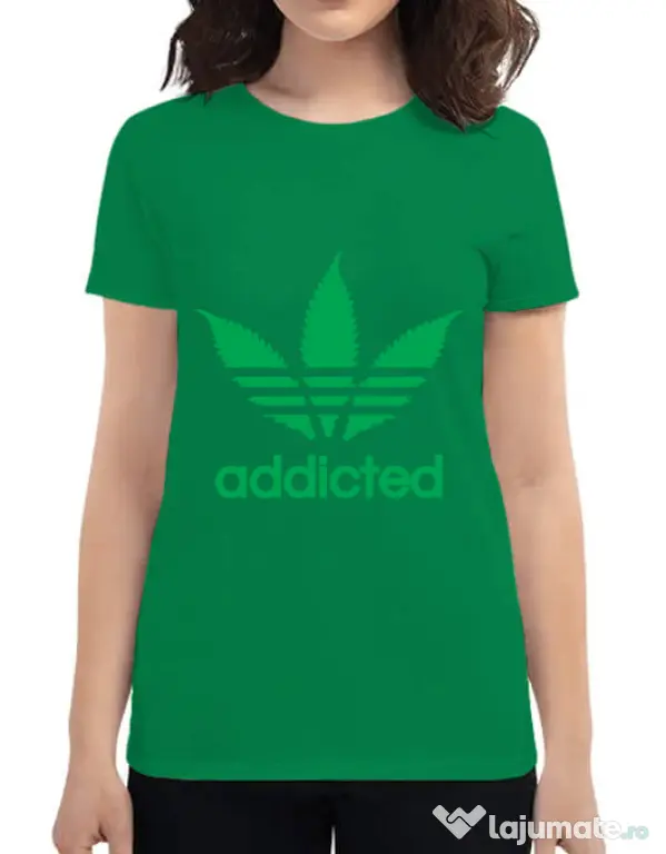 Tricou ADLER dama Addicted Verde mediu