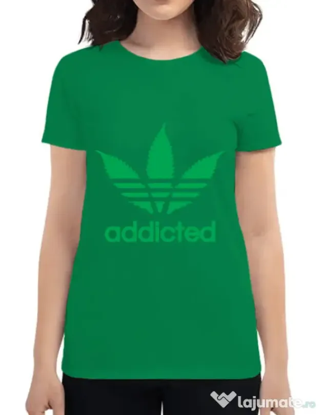 Tricou ADLER dama Addicted Verde mediu