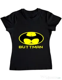 Tricou ADLER dama Buttman Negru
