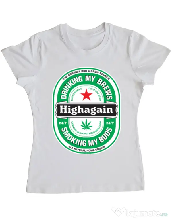 Tricou ADLER dama Highagain Alb