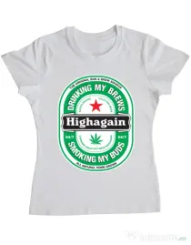 Tricou ADLER dama Highagain Alb