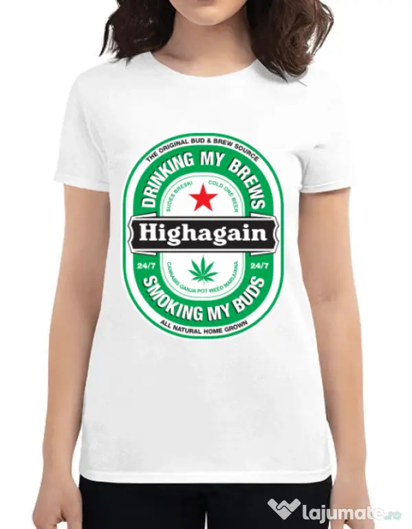 Tricou ADLER dama Highagain Alb