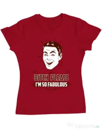 Tricou ADLER dama Fabulous Rosu