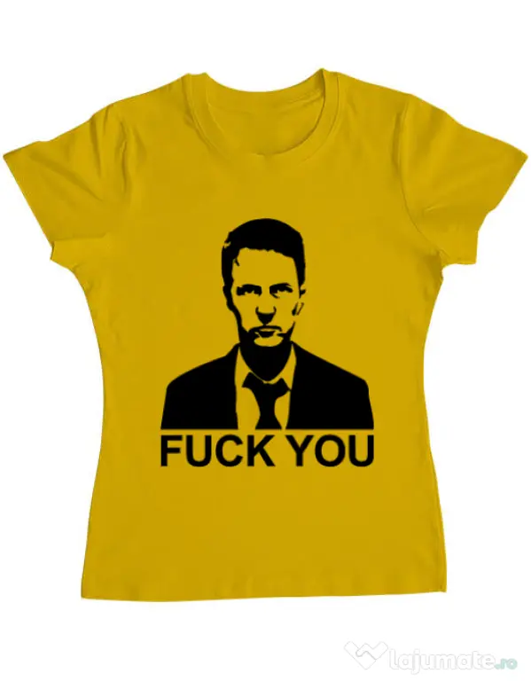Tricou ADLER dama Jack FY Galben