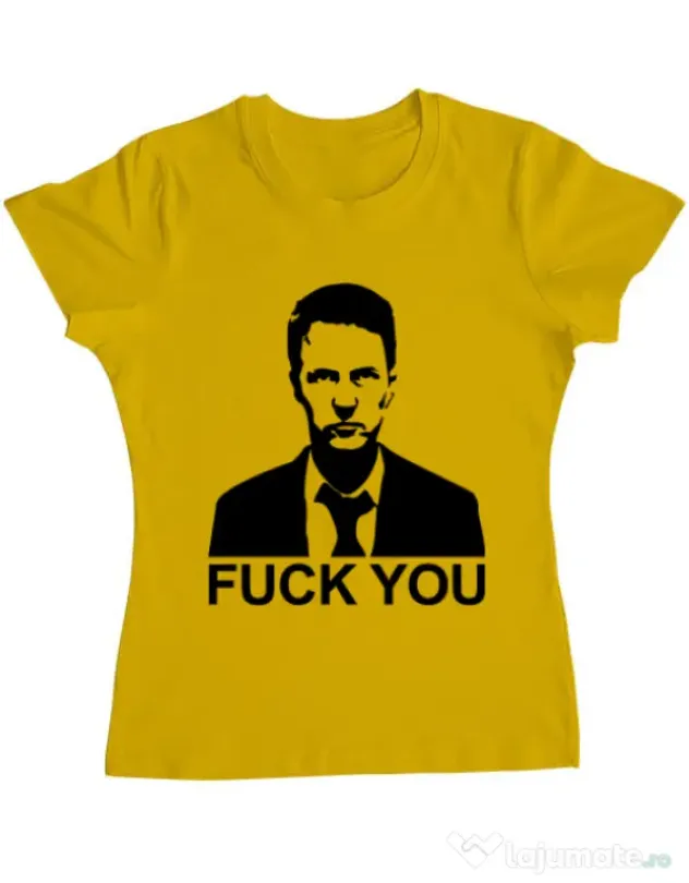 Tricou ADLER dama Jack FY Galben