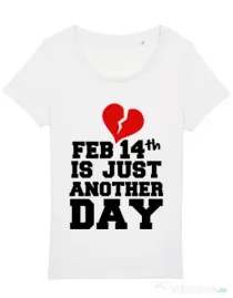 Tricou STANLEY STELLA dama 14 Februarie Alb