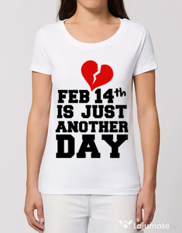 Tricou STANLEY STELLA dama 14 Februarie Alb