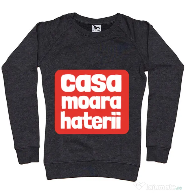 Bluza ADLER dama Casa moara haterii Negru melanj