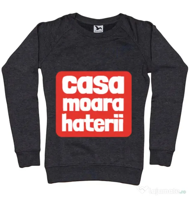 Bluza ADLER dama Casa moara haterii Negru melanj
