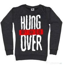 Bluza ADLER dama Don't talk to me Negru melanj