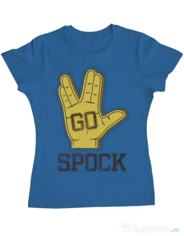 Tricou ADLER dama Go spock Albastru azuriu