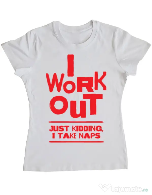 Tricou ADLER dama I work out Alb