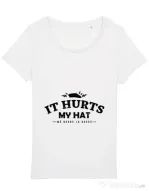 Tricou STANLEY STELLA dama It hurts my hat Alb