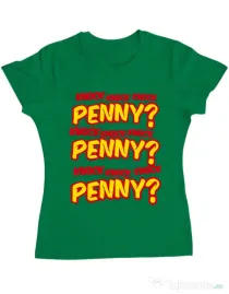 Tricou ADLER dama Knock Penny Verde mediu