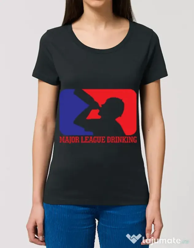 Tricou STANLEY STELLA dama Major league Negru