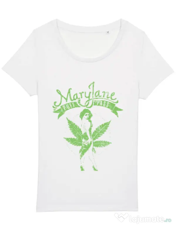 Tricou STANLEY STELLA dama Mary Jane Alb