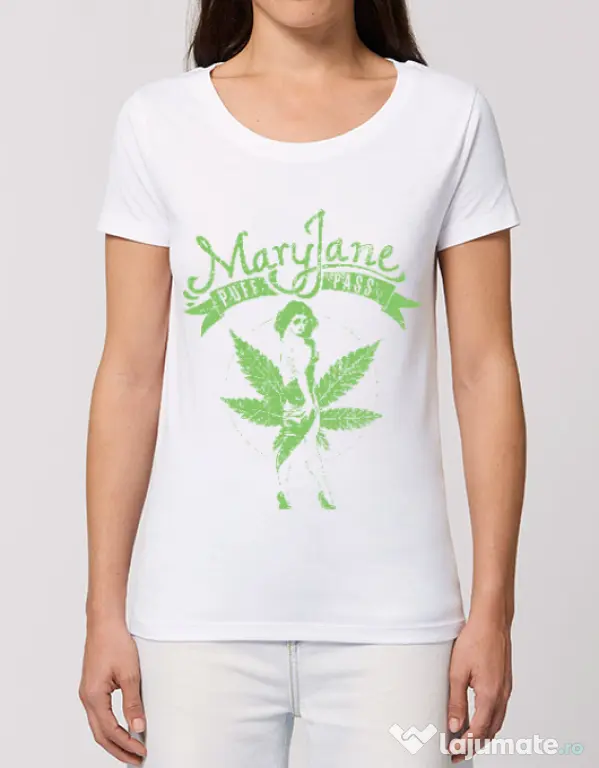 Tricou STANLEY STELLA dama Mary Jane Alb