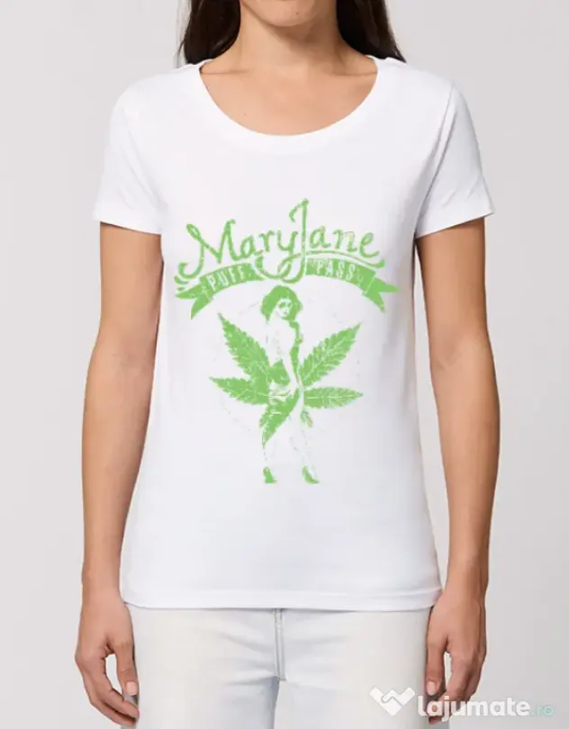 Tricou STANLEY STELLA dama Mary Jane Alb