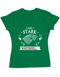 Tricou ADLER dama House Stark Verde mediu